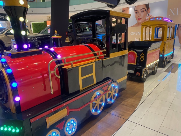 Forsan Mall - Free train ride for POD children
